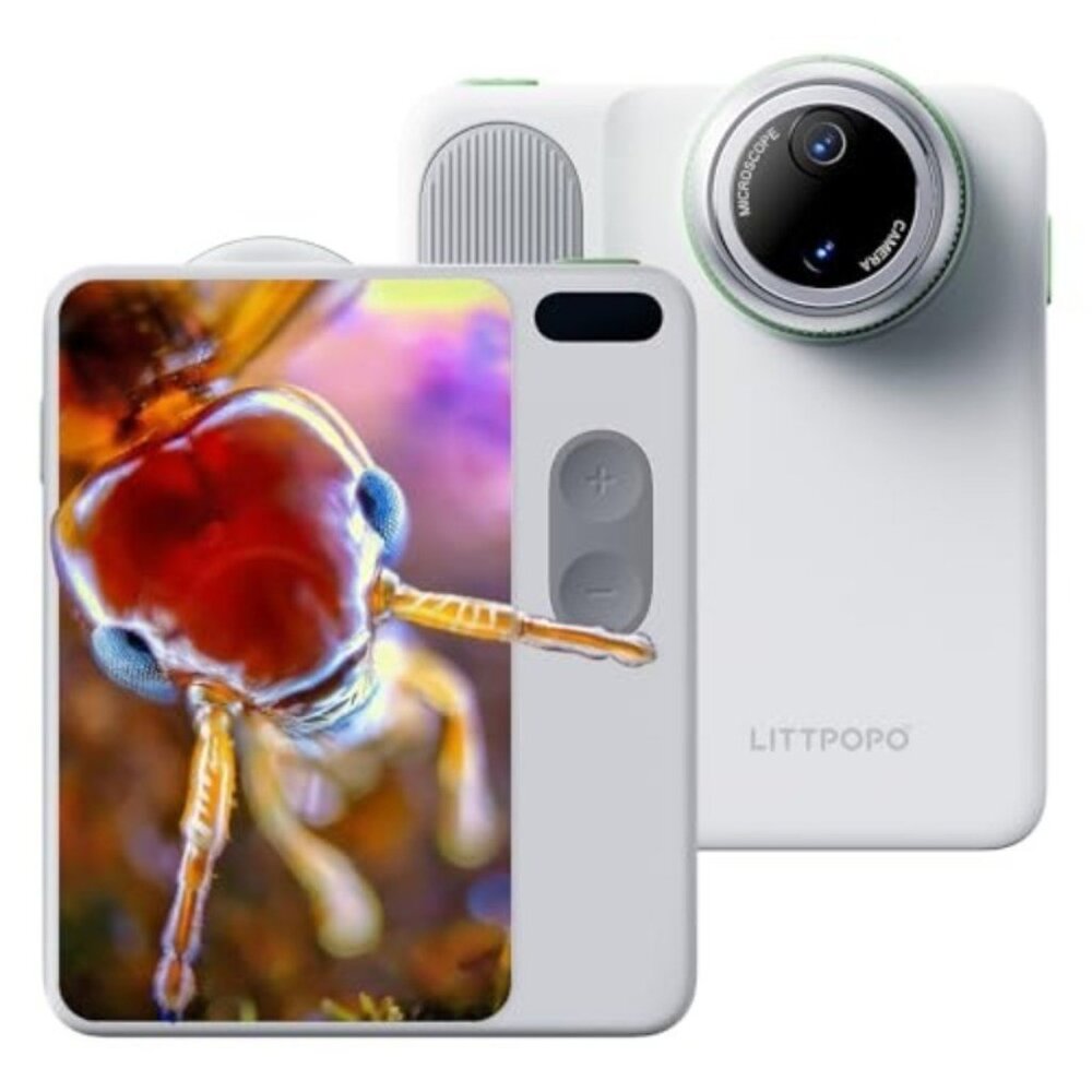 MicroCam X1 4K Digital Camera with 400X Microscope, True 4K Footage, Autofocus,